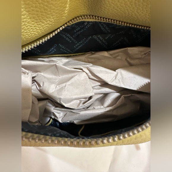 French Connection slouchy Messenger Bag Wasabi color NWT MSRP $118.00 - Picture 6 of 6